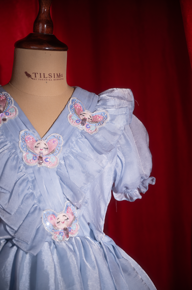 Blue Moon Flutter Dress