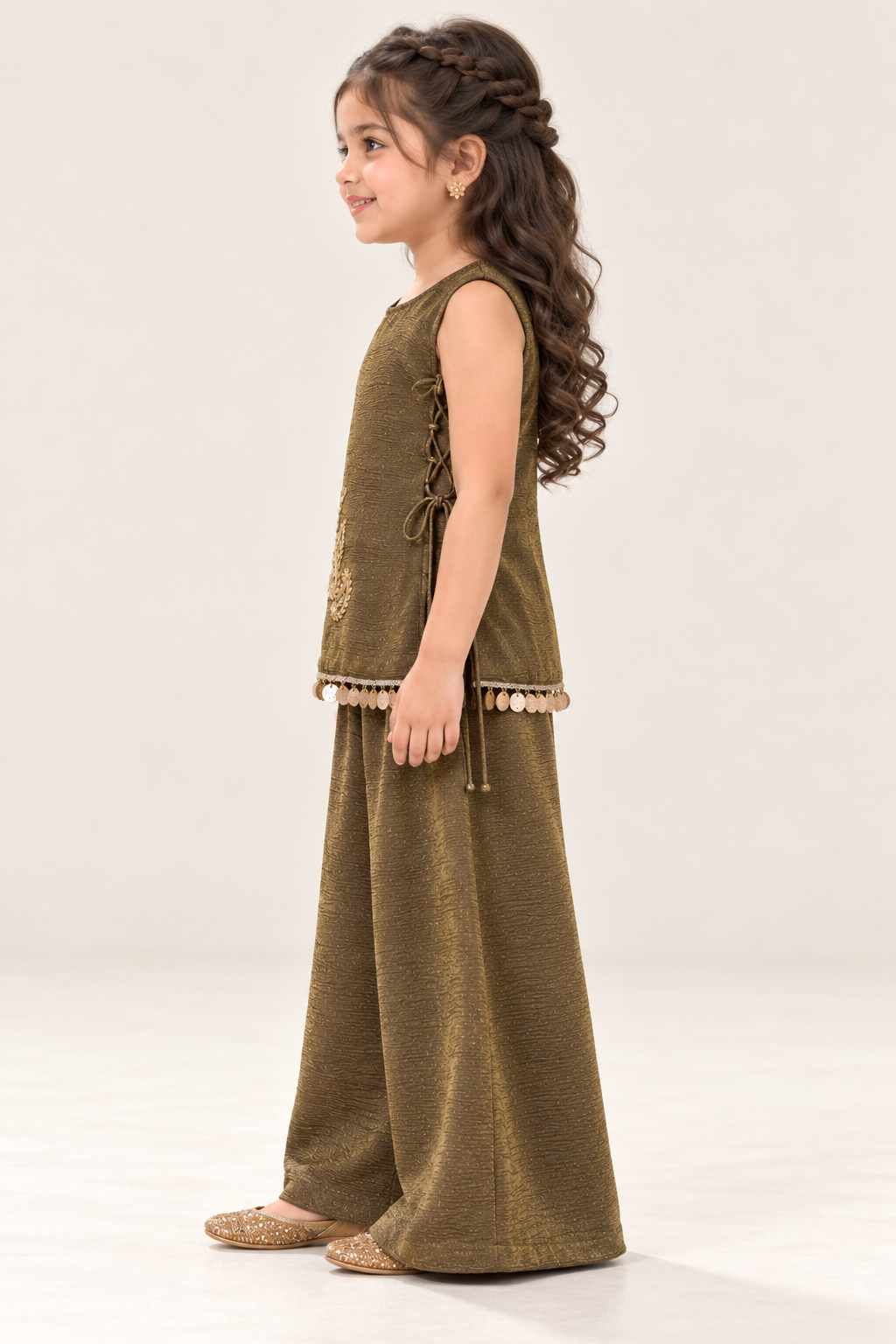 Sunehri Paisley Palazzo Set