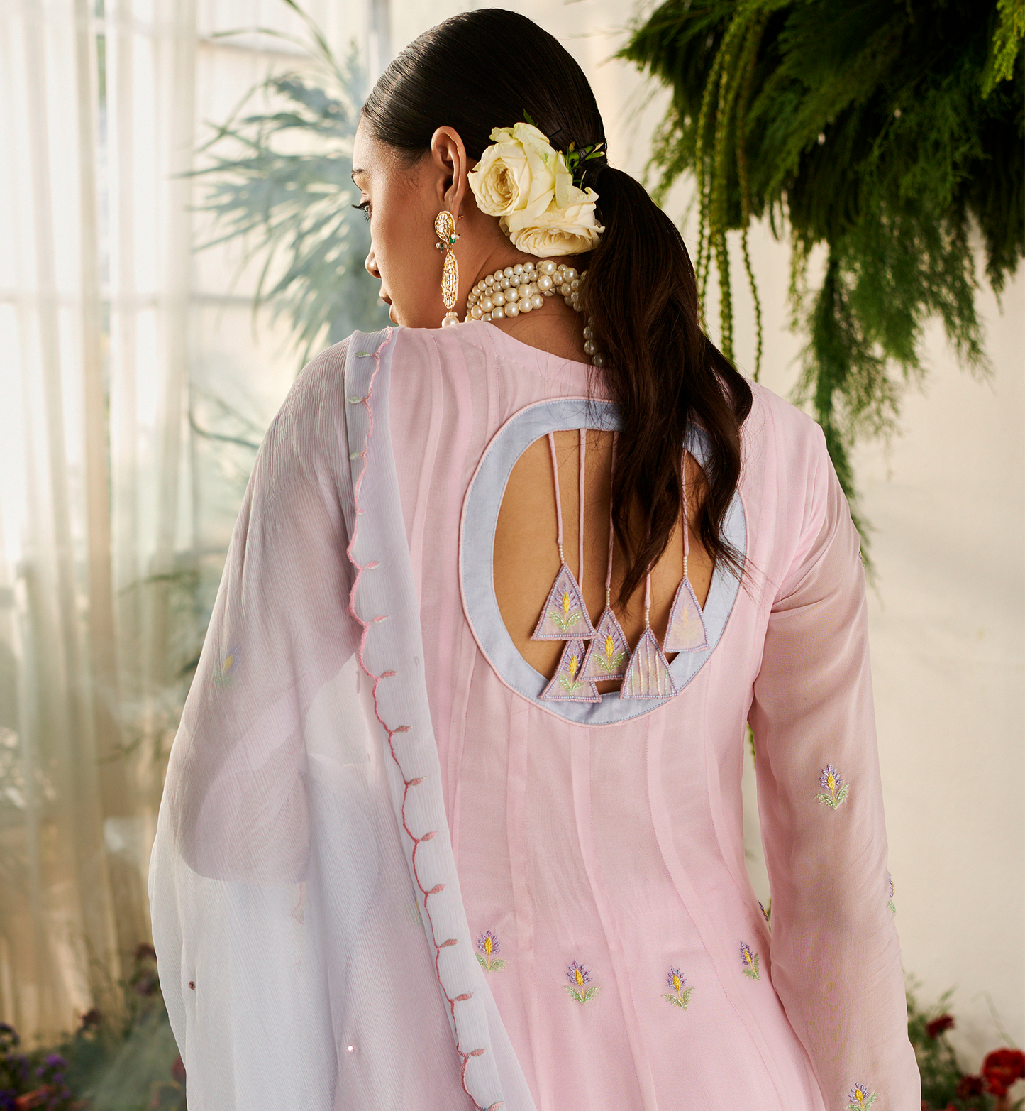 CHERRY BLOSSOM ANARKALI SET