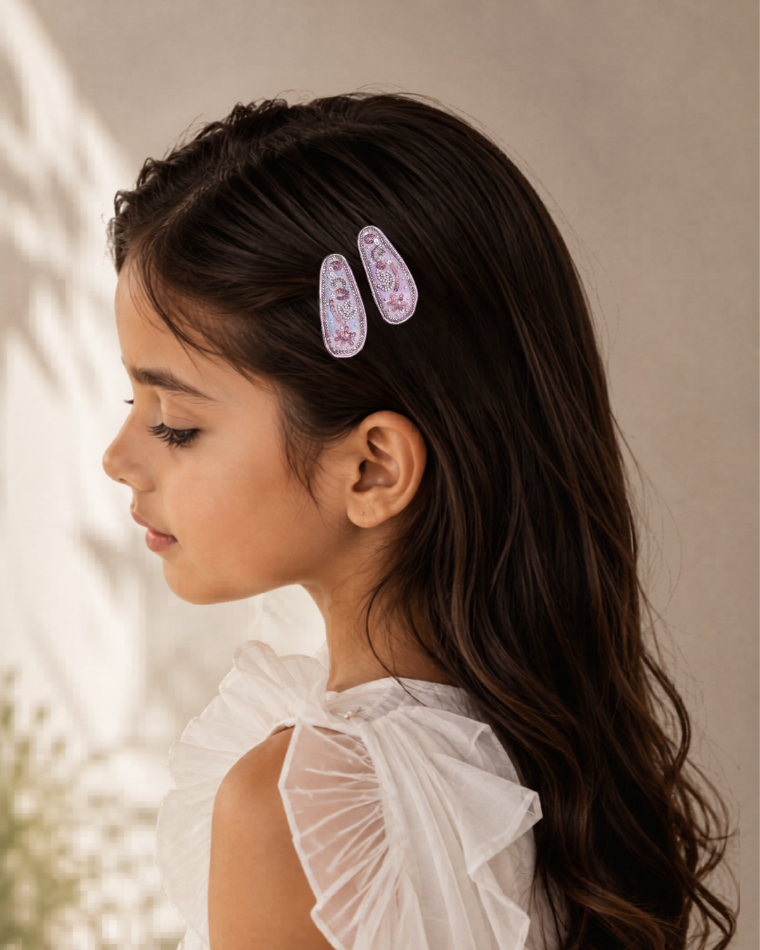 Blush Petal elegance clip