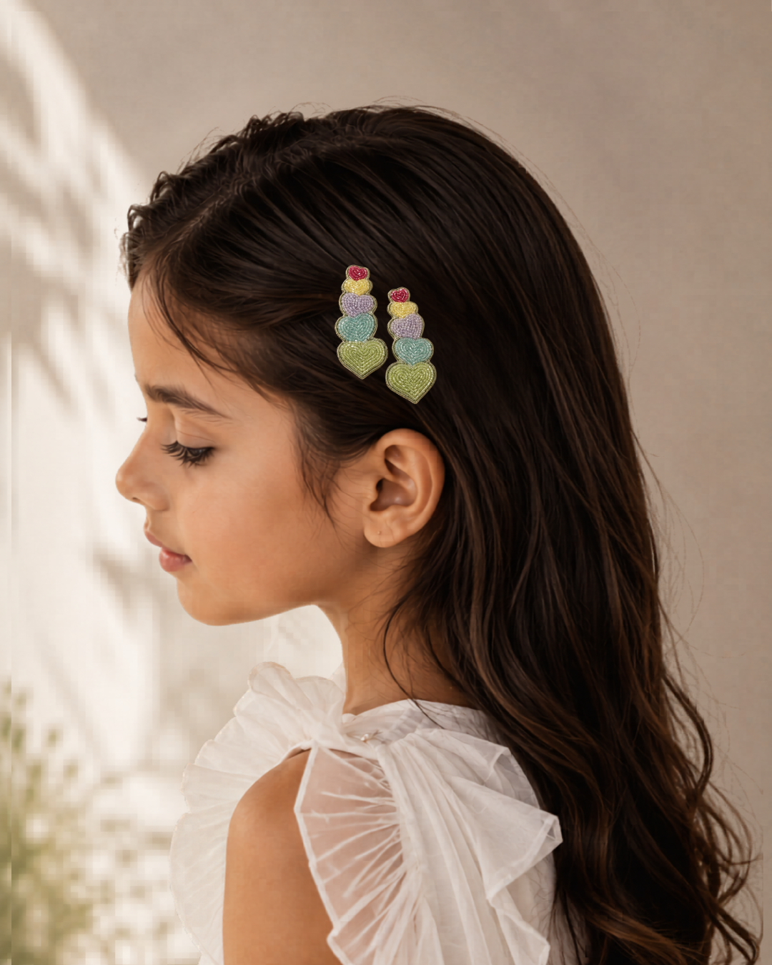 Candy heart clip