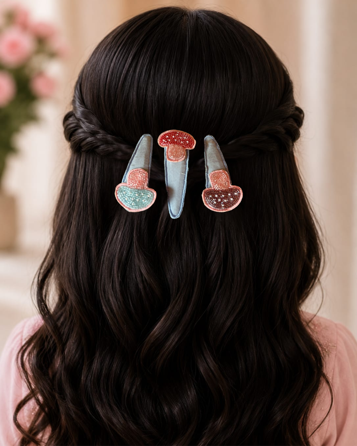 Whimsy Mushroom Clips