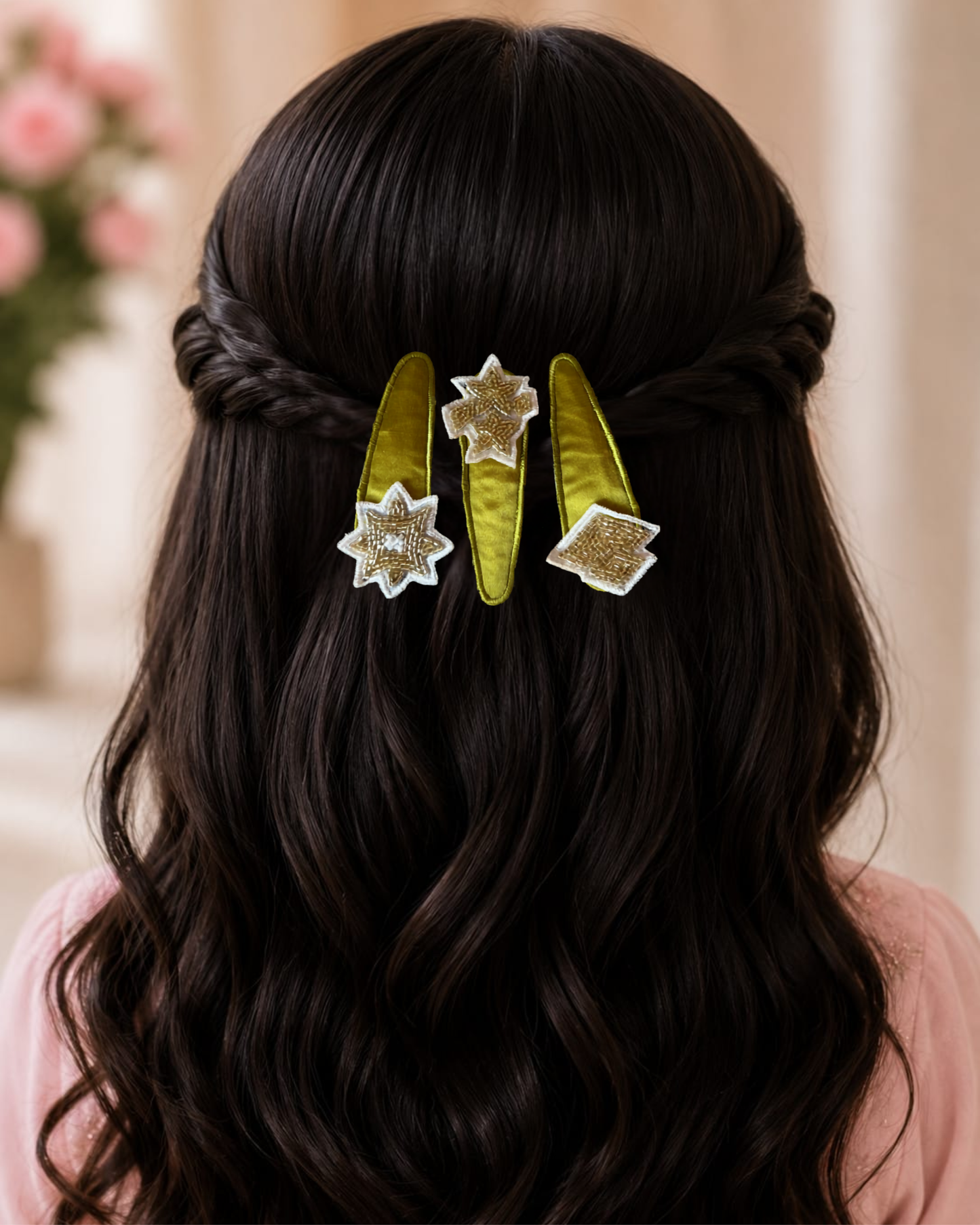 Golden Star Charm Clips