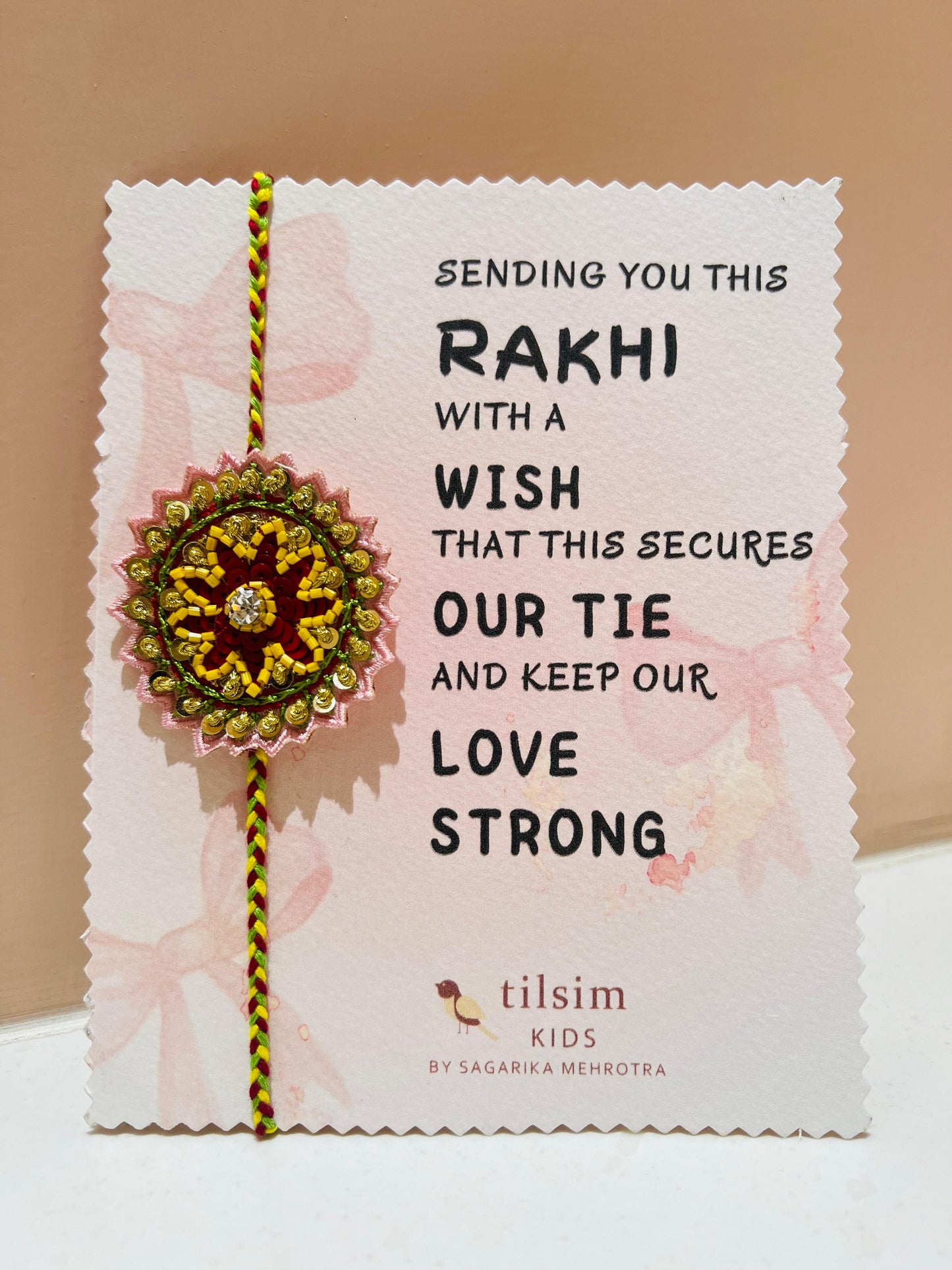 Sunburst Bloom Rakhi