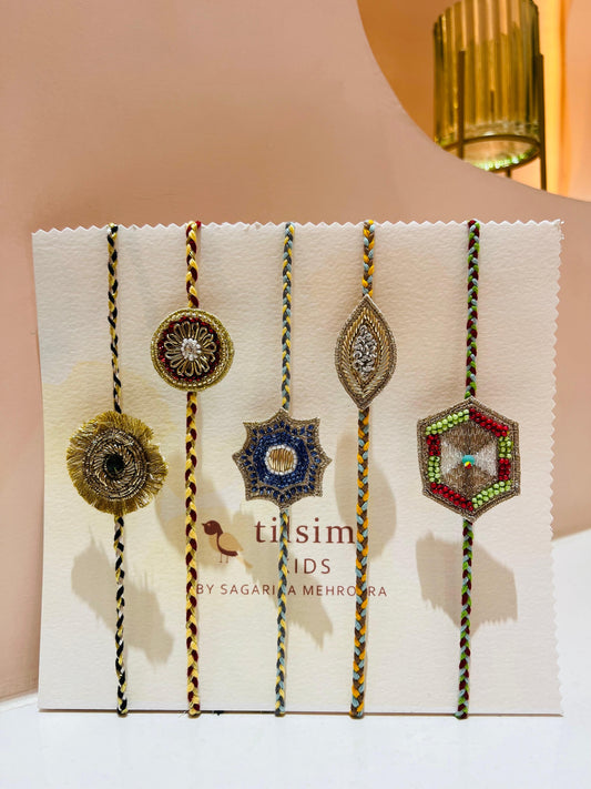 Tilsim Kids Designer Rakhi Set – Set of 5