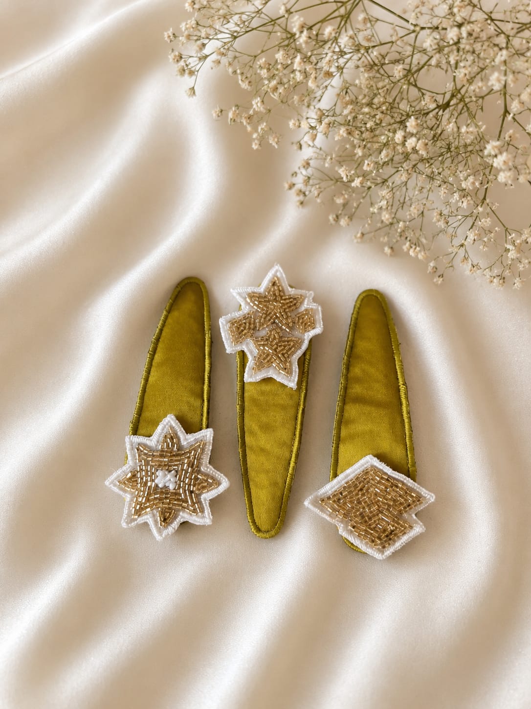 Golden Star Charm Clips