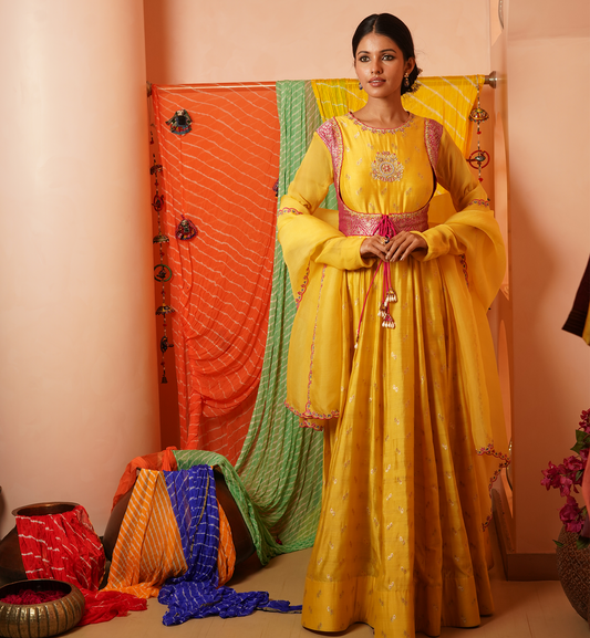 MOKLA ANARKALI SET