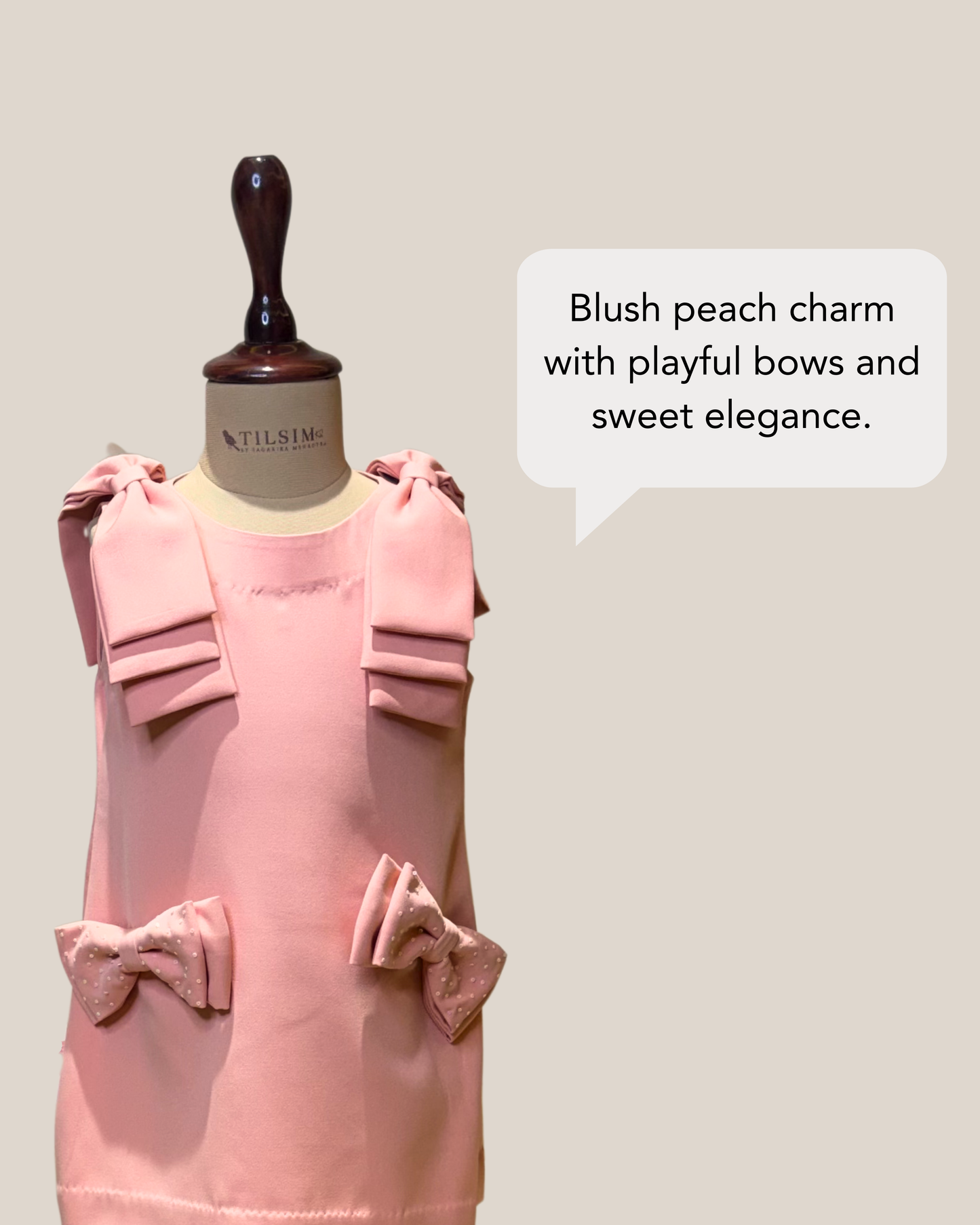 Blush Bow Dress