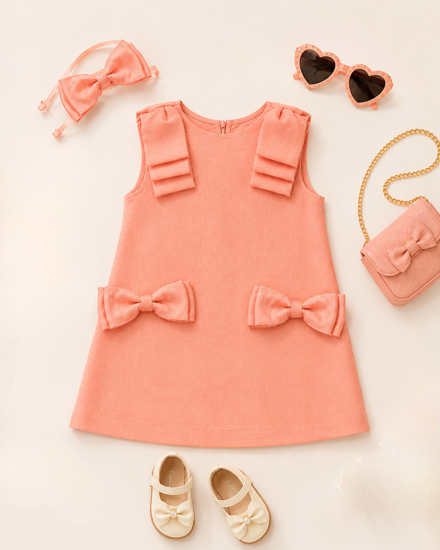 Blush Bow Dress