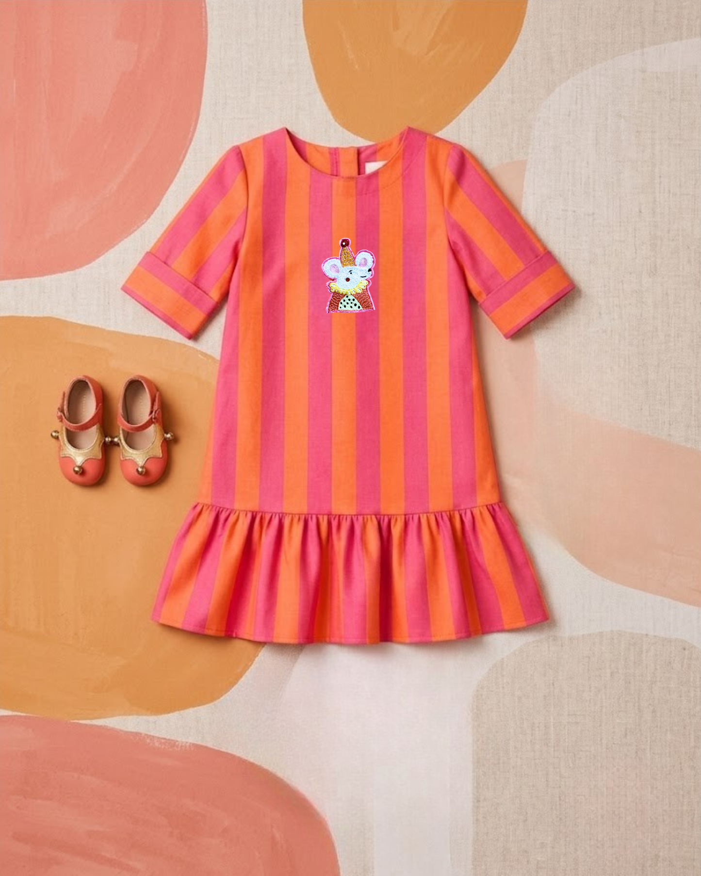 Sunny Stripe Mouse Dress