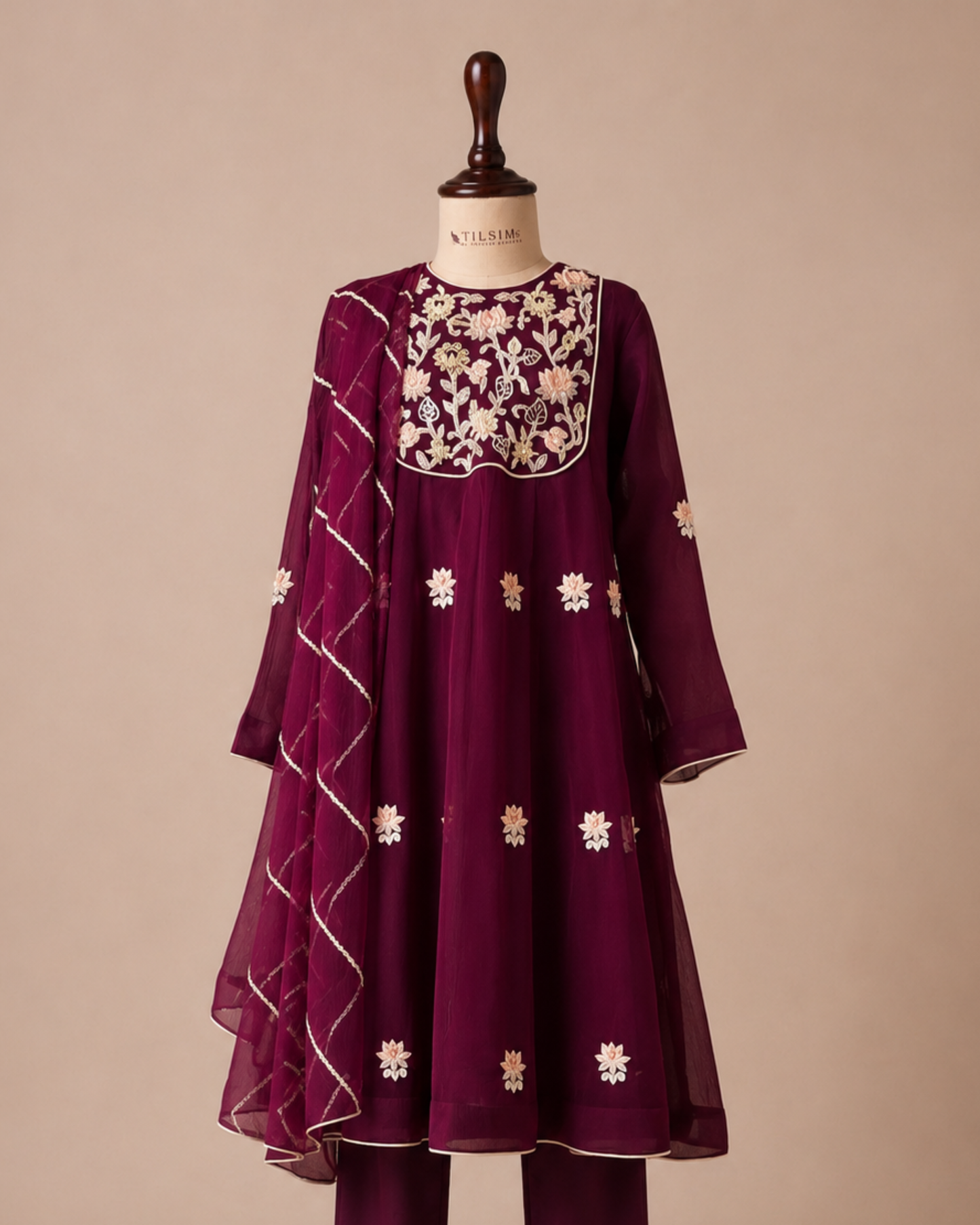 Madhubala Maroon