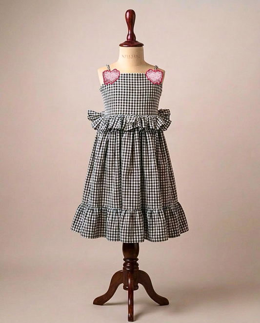 Coeur Check Dress
