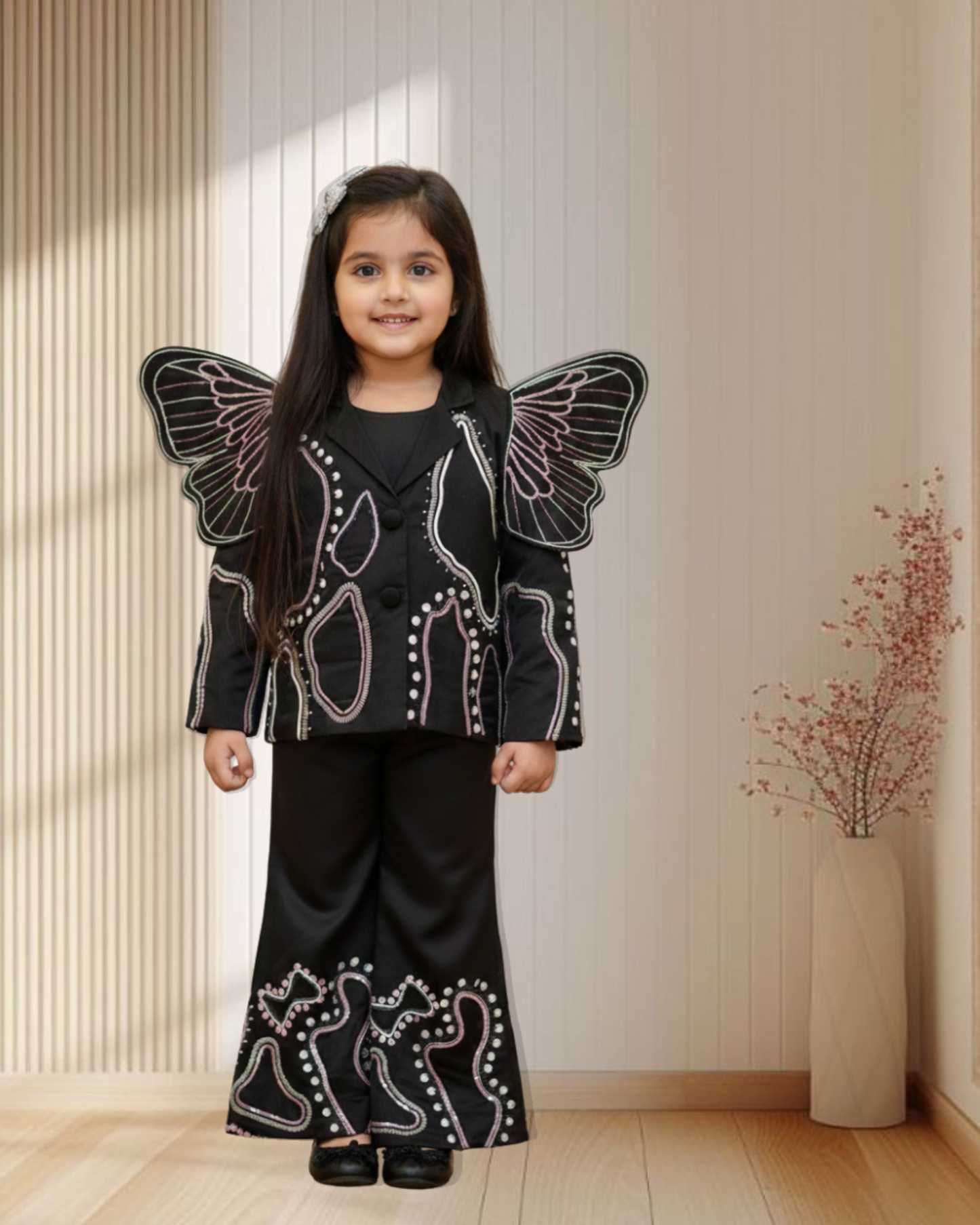 Midnight Butterfly Co-ord Set