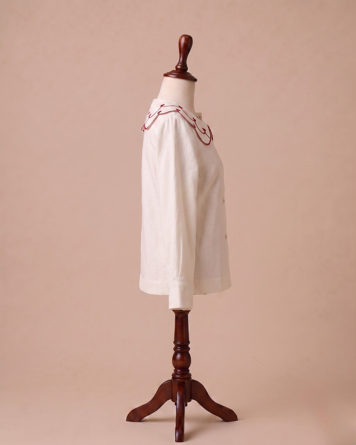 Cherry Hearts Collar Shirt